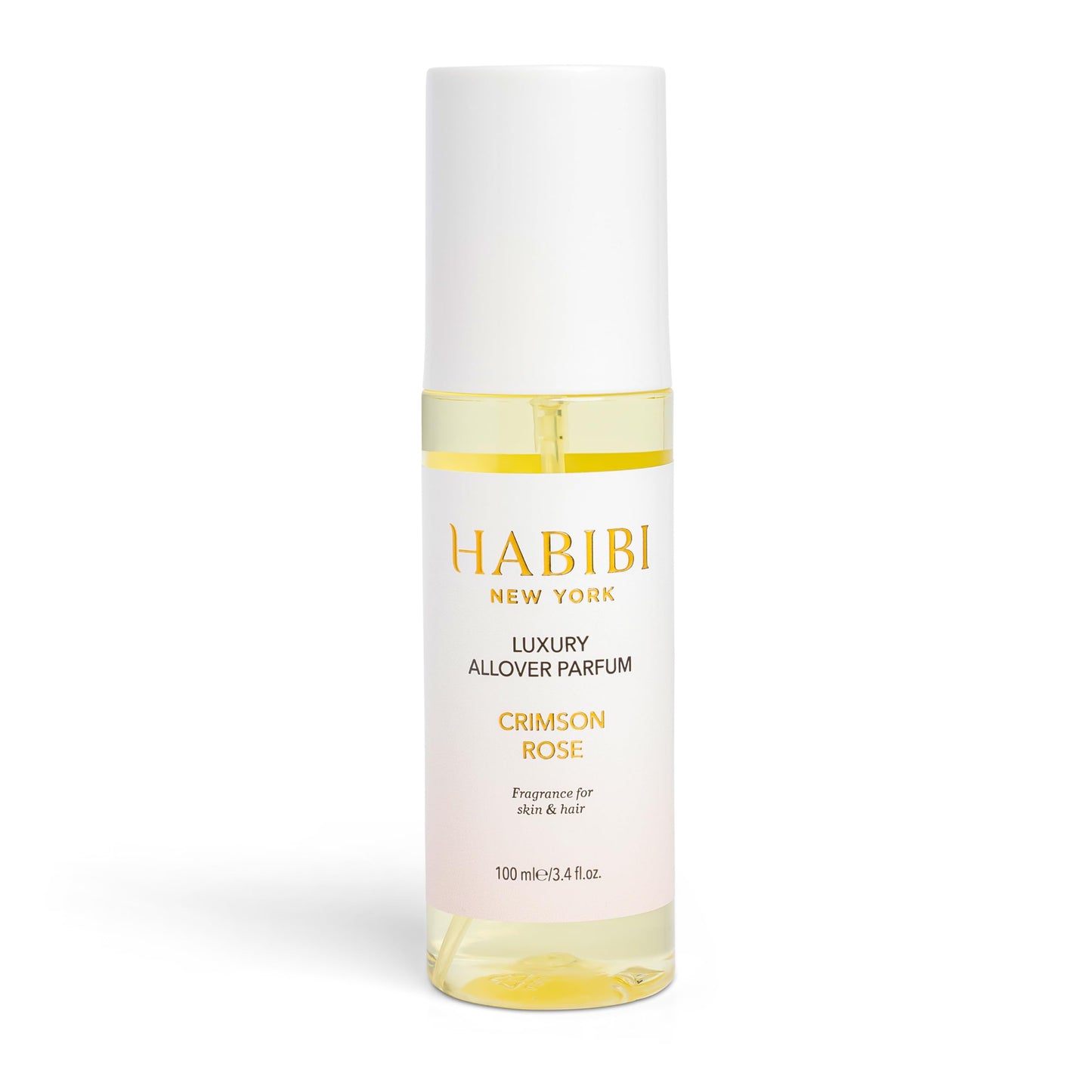 H HABIBI Crimson Rose Hair Perfume and Body Spray for Women, Luxury Hair and Body Parfum Mist 100 ml 3.4 fl oz, Long Lasting Body Mist with Panthenol and Vitamin E, Made in USA