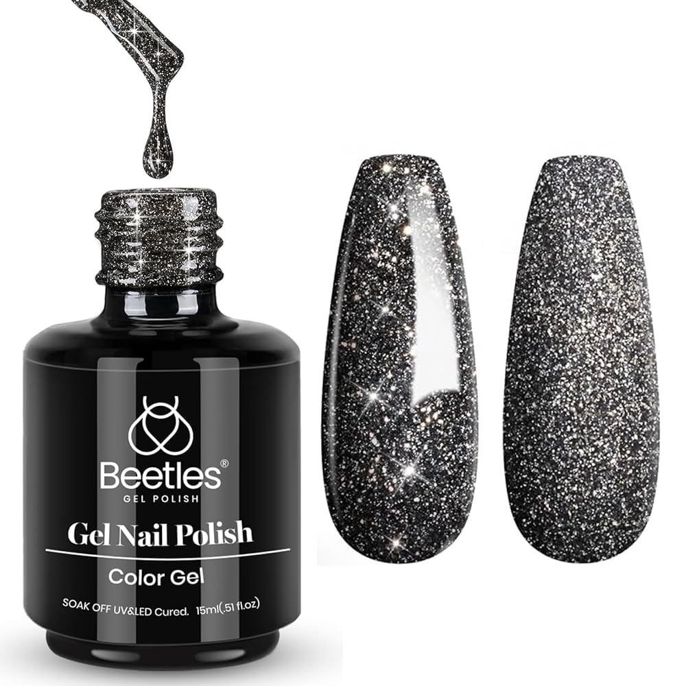 Beetles Mauve Gel Nail Polish - Dusty Rose Pink Purple UV Soak Off | 15ml Long Lasting Glossy Finish for Salon & Home