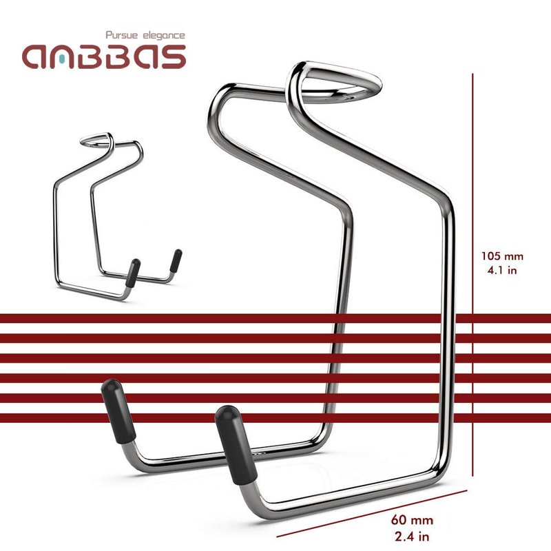 Anbbas Synthetic Badger Shaving Brush,3in1 Kit with Stainless Steel Shaving Stand and Bowl for Men Wet Close Shave