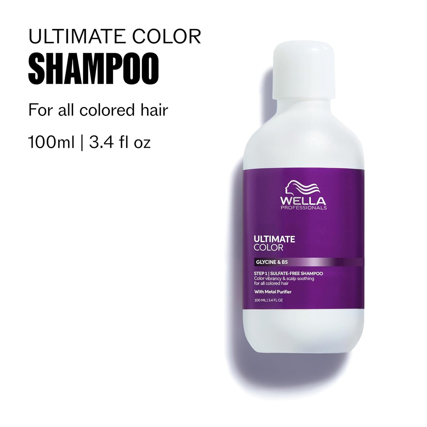 Wella Professionals Ultimate Color Shampoo - Scalp-Soothing Formula for Vibrant Color-Treated Hair | Sulfate-Free