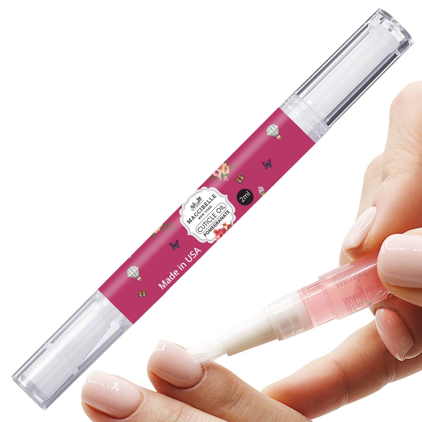Cuticle & Nail Oil Pen - Nourishing Milk & Honey + Lavender Formula | 2ml for Dry, Cracked Cuticles