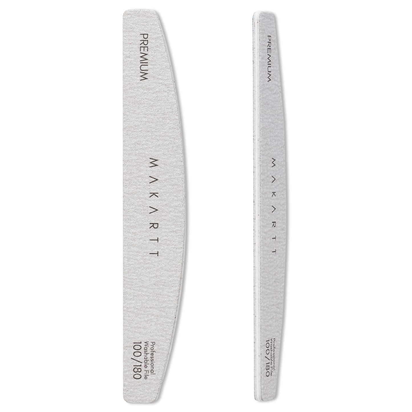 Makartt Nail Files - 180/240 Grit Emery Boards for Natural Nails | 10pcs Dual-Sided Manicure Set for Salon & Home Use