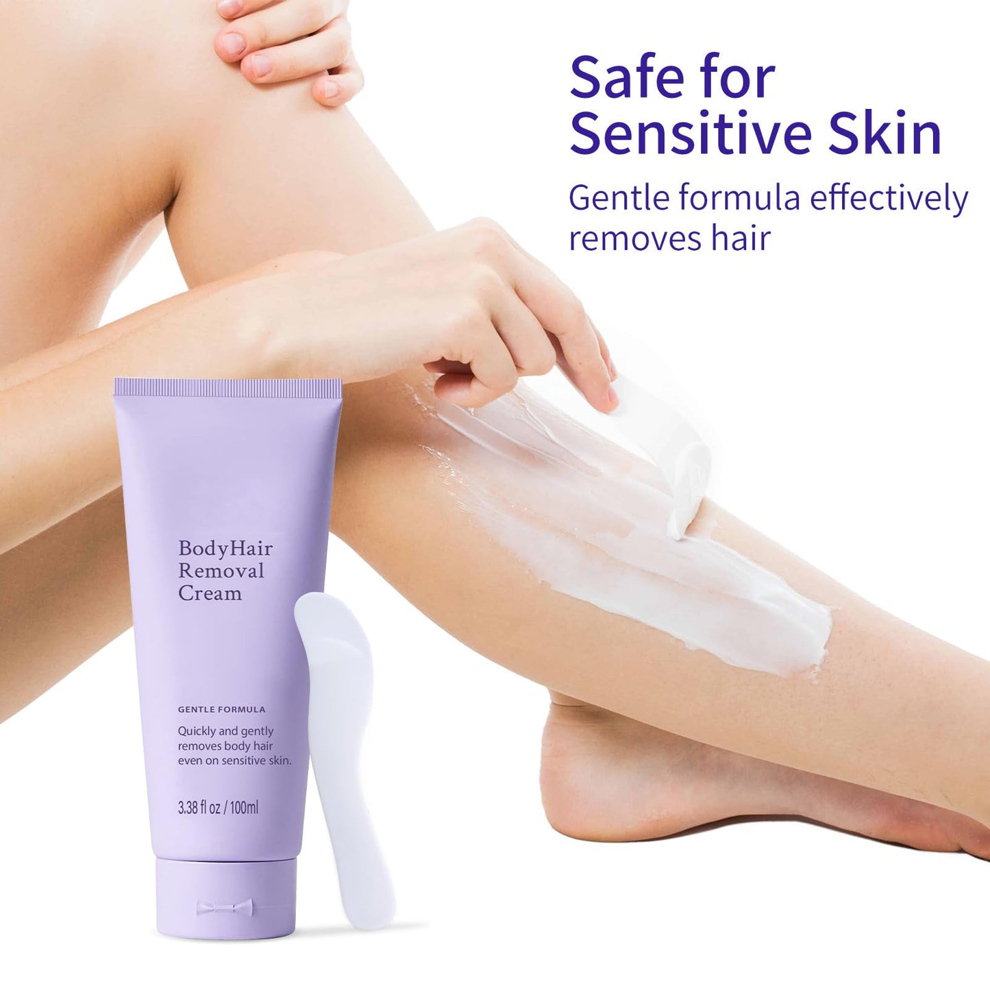 LABJD Body Hair Removal Cream for Women & Men- Hair Removal for Body Legs 2-in-1,Durable and Smooth for Private Depilatory Cream - Skin Friendly
