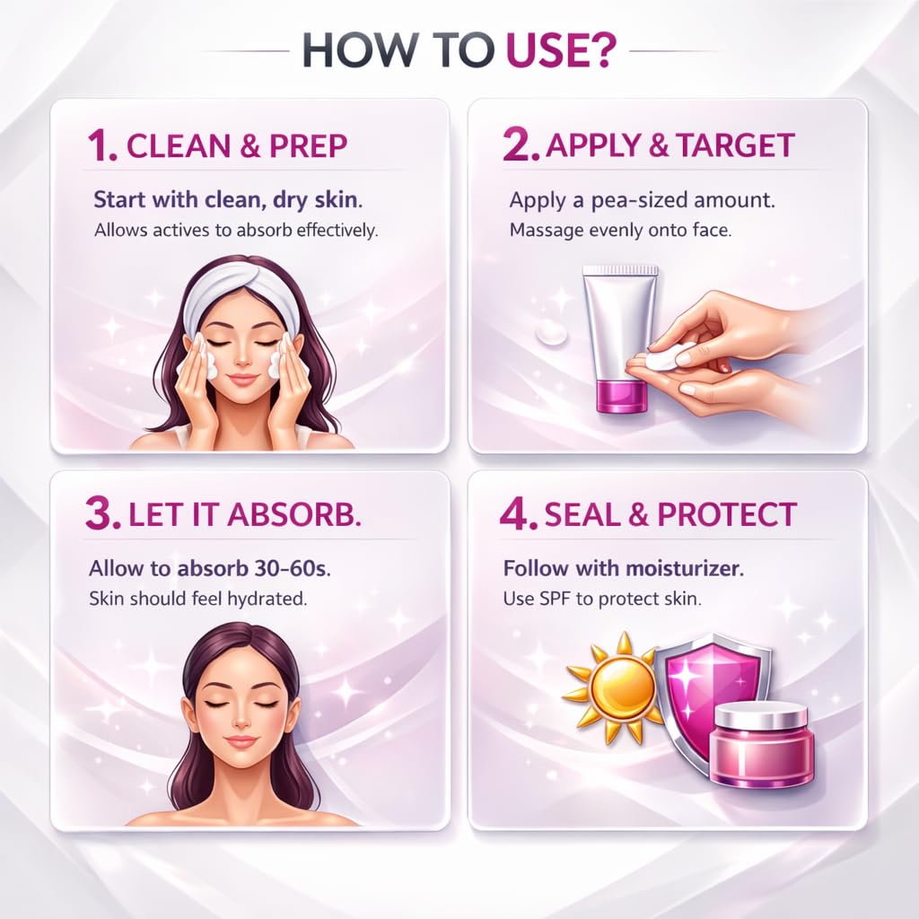 Brightening Cream - Arbutin & Tranexamic Acid for Uneven Skin Tone | Daily Skincare Routine (1.7 oz)