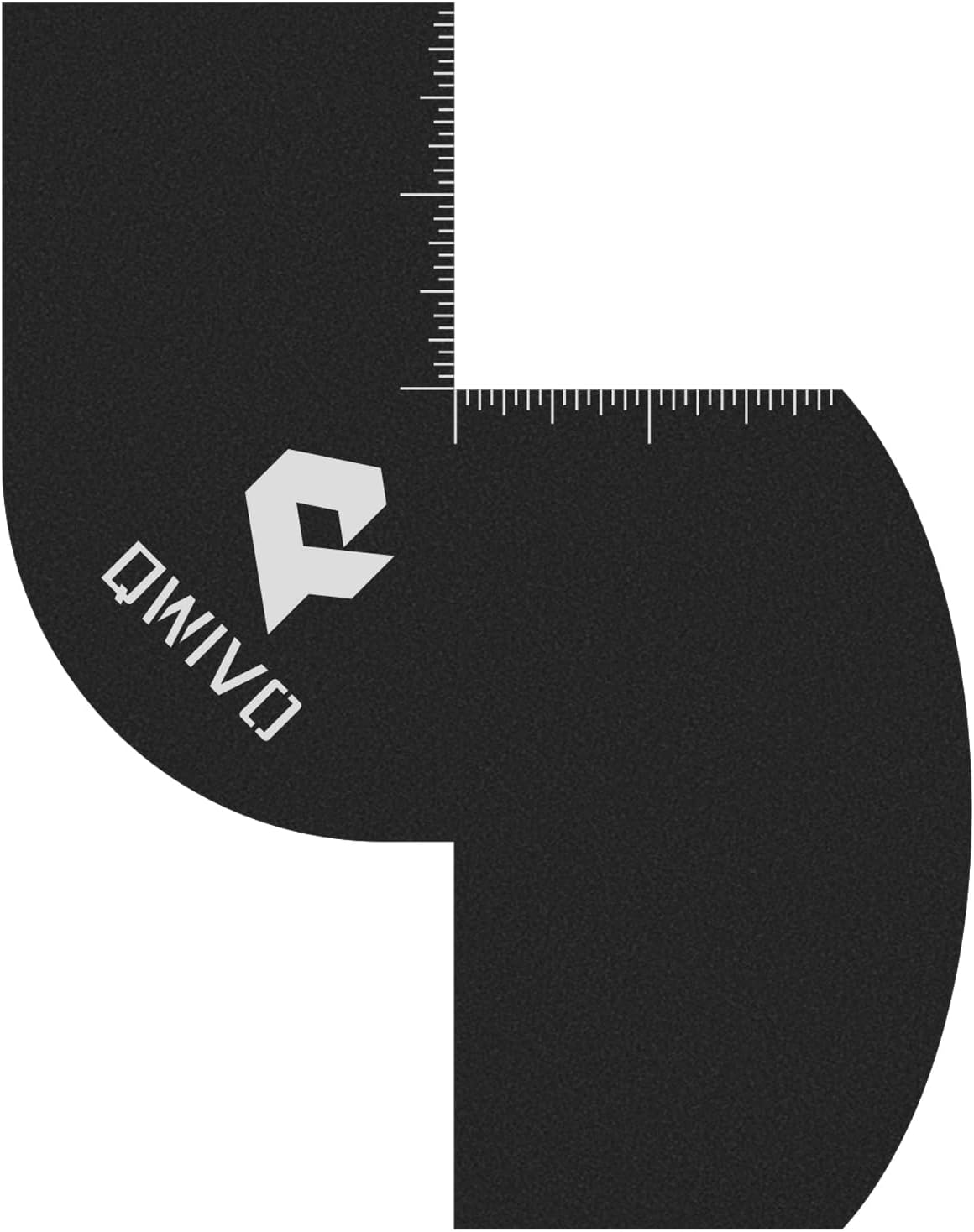 Curved Hairline Shaping Tool - Reusable Wavy Barber Card | Flexible Beard Lineup Tool with Measurement Indicators for Men