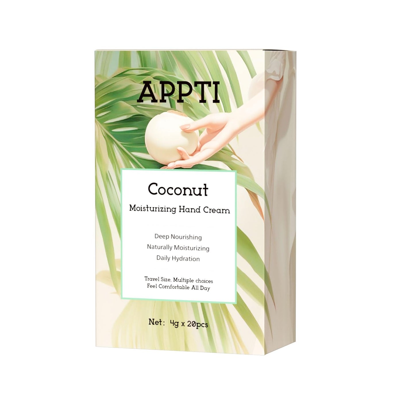 APPTI Moisturizing Hand Cream, Relieves and Repairs Hand Lotion, Travel Size Hand Cream, Variety Fragrance