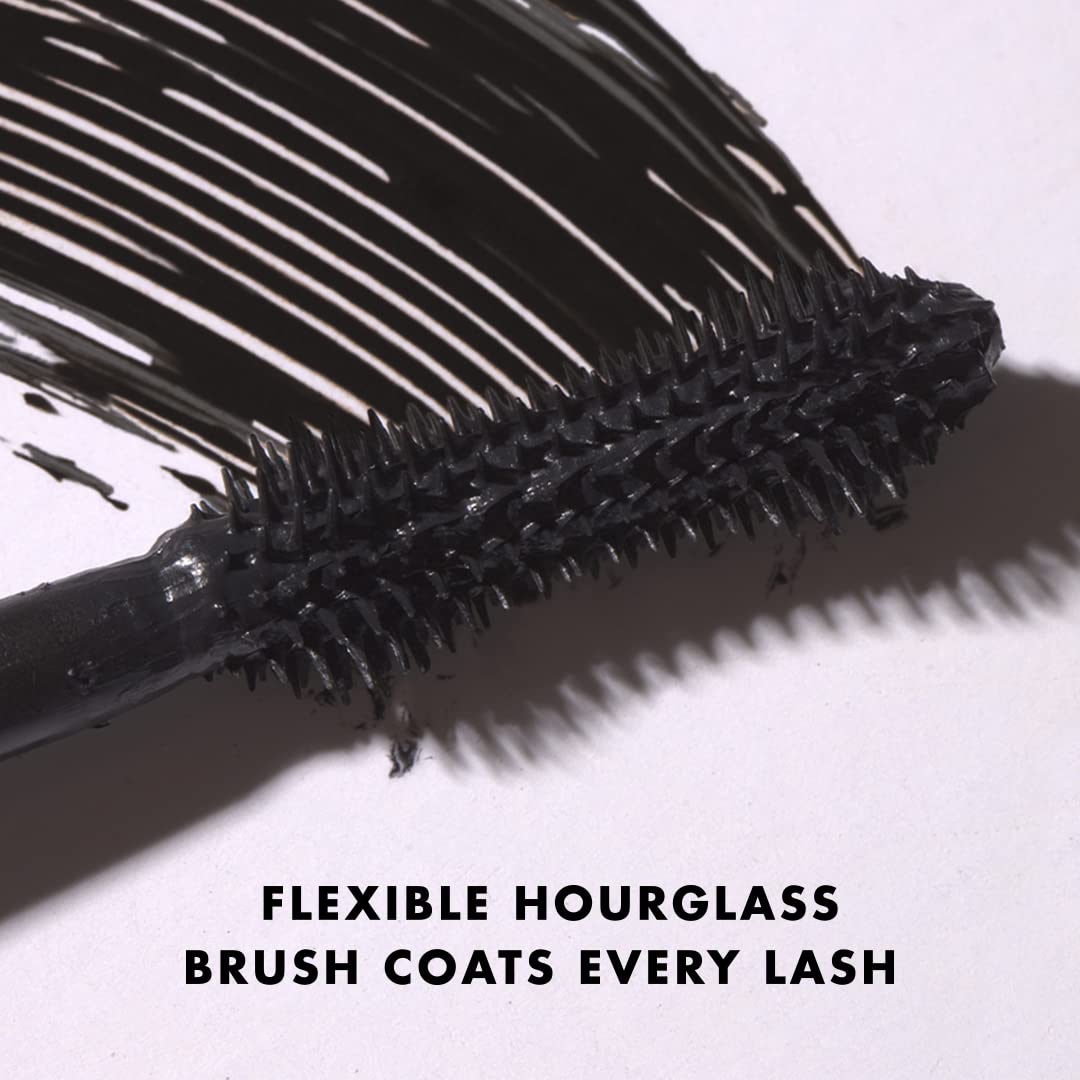 Milani Mascara Volume and Length, Highly Rated Anti-Gravity Black Shade with Castor Oil and Molded Hourglass Shaped Lash Coating Mascara Wand
