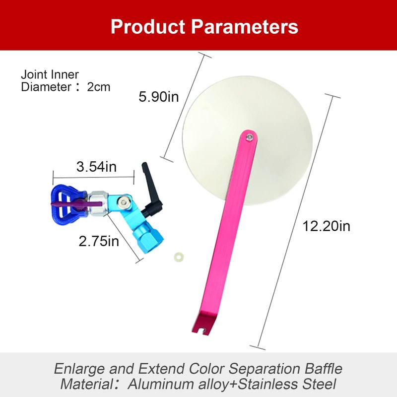 Airless Spray Gun Guide Spray Tool Paint Accessory Extension Airless Paint Sprayer Nozzle (silver)