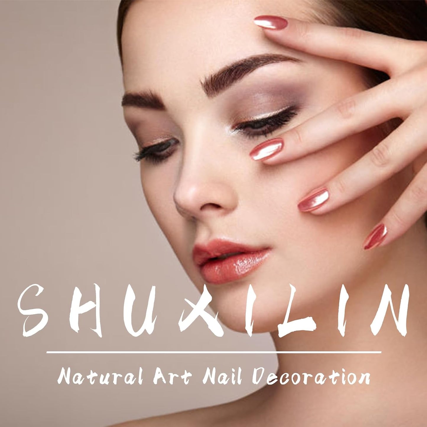 3D Handmade Press-On Nails - Summer Starfish & Flower Design | Medium Almond Full Cover Set
