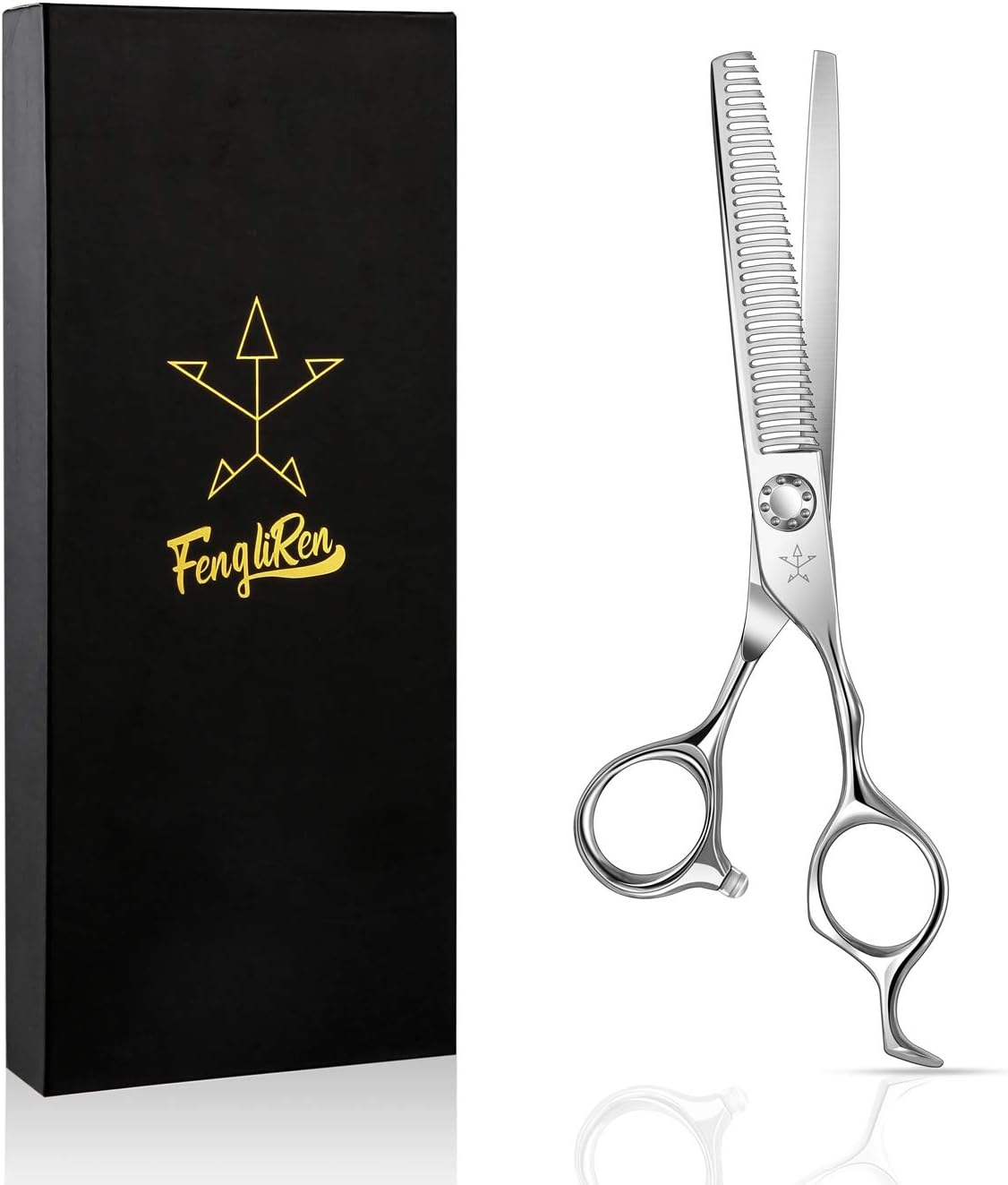 Professional Hair Thinning Scissors - 6.5 Inch Stainless Steel Texturizing Shears for Men & Women | Barber & Salon Use
