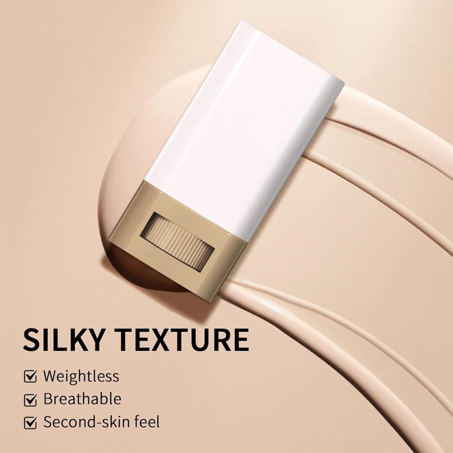 Beauty Balm Serum Tint Stick - Hydrating Face Foundation with Buildable Coverage | Moisturizing Concealer for Glowing Skin (1#, 1)