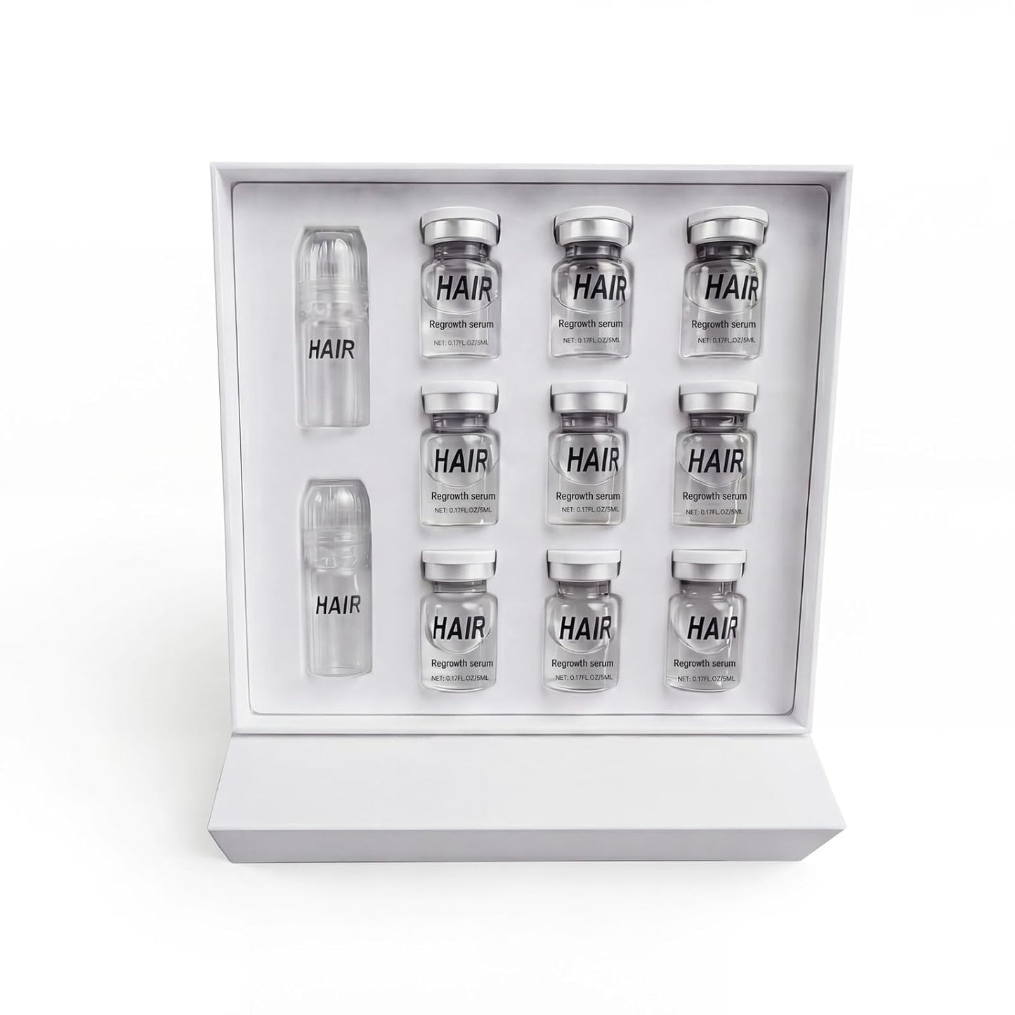 Hair Regrowth System - Multi-Peptide Serum with Copper Peptides & Ginseng for Thicker, Fuller Hair | Unisex