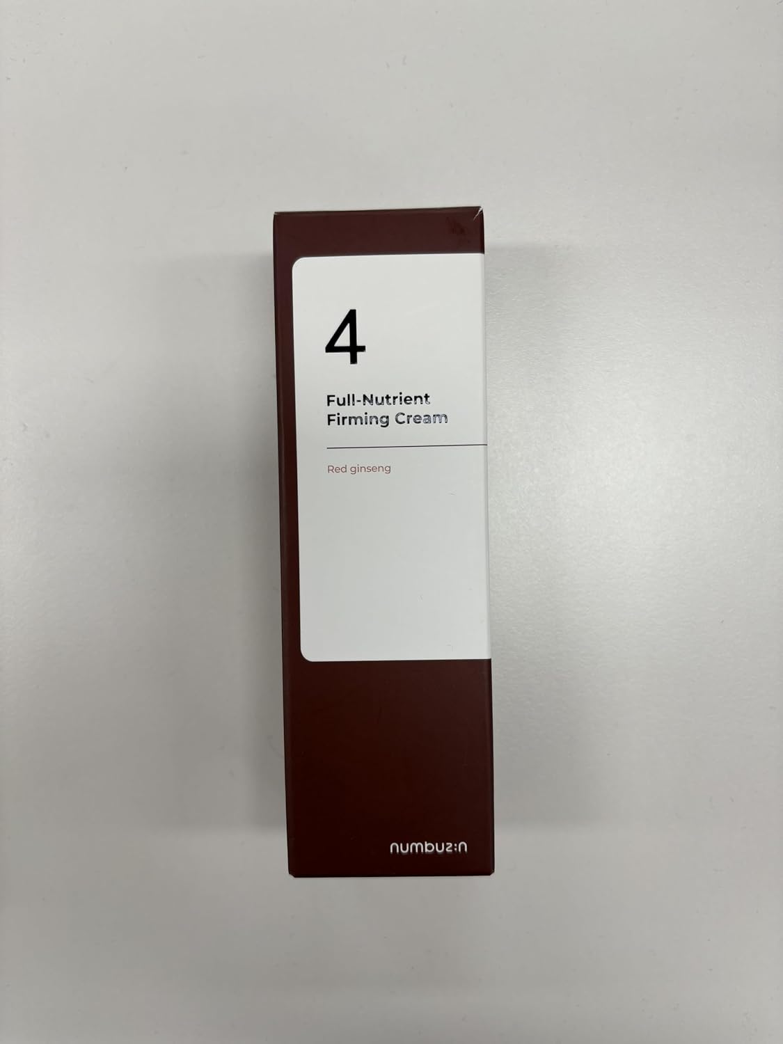 Numbuzin No.4 Cream - Full-Nutrient Firming Cream for Skin Elasticity & Anti-Aging | Red Ginseng & Niacinamide | 2.02 fl. oz.