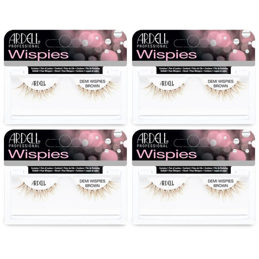 False Eyelashes Demi Wispies - Natural Brown Look | 4 Pack