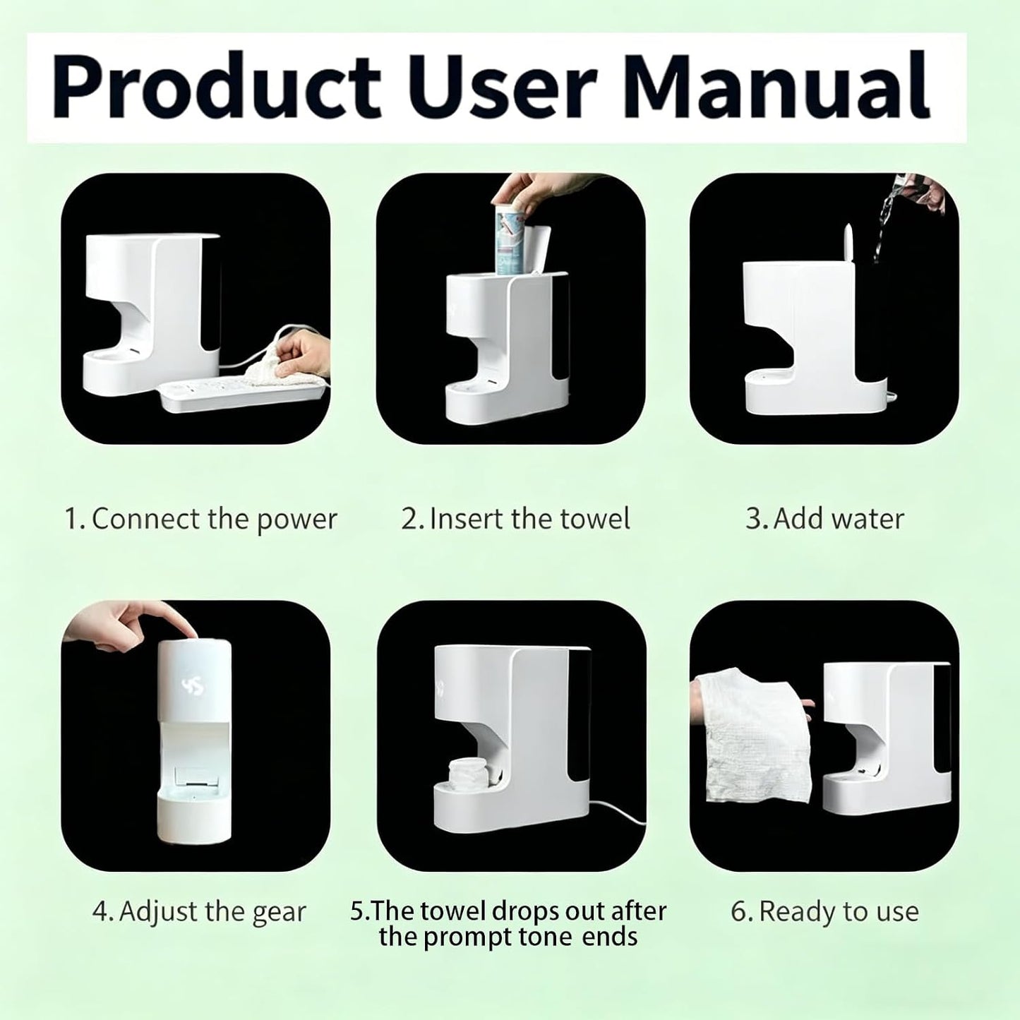 Automatic Towel Warmer Dispenser - 5-Second Rapid Heating Machine | 55°C Constant Temperature for Spa & Home Use