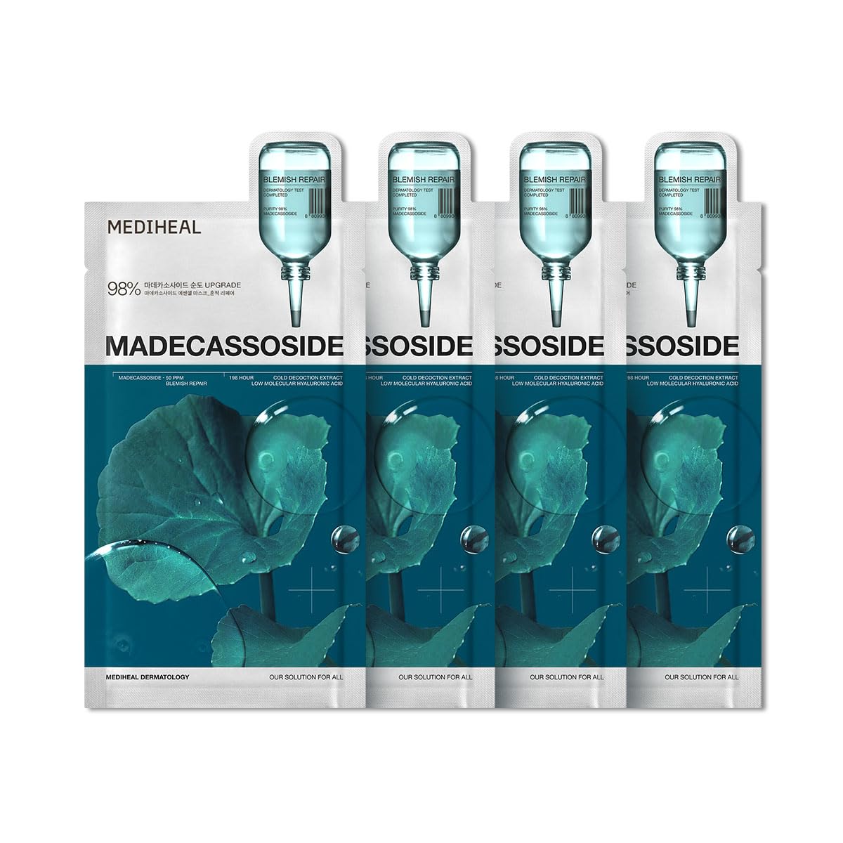 Mediheal Essential Face Mask - 90% Ceramide & Panthenol for Intense Hydration | 10-Piece Vegan Korean Sheet Mask