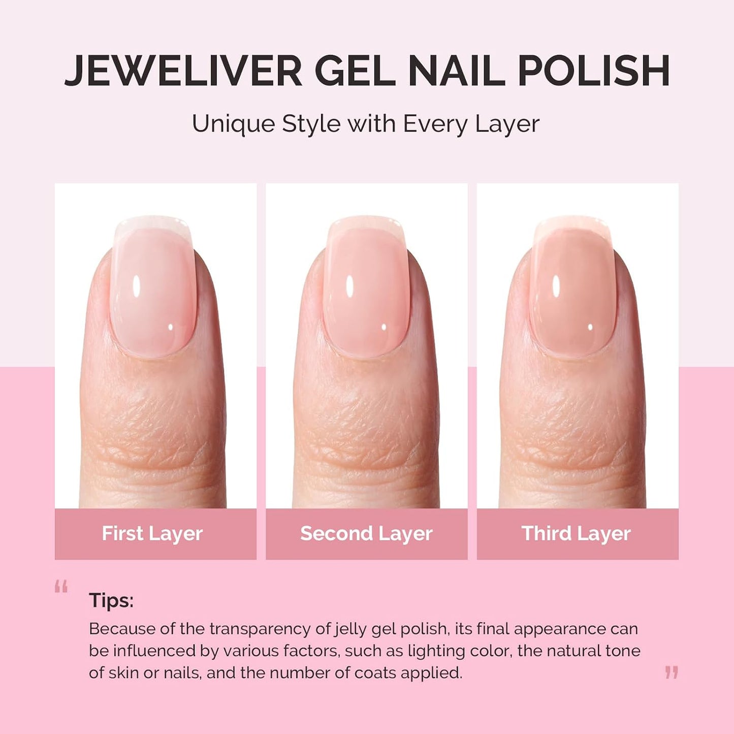 MelodySusie Nude Gel Nail Polish - Milky Pastel Color, 0.5 Fl. Oz | Soak Off UV LED for DIY Manicure