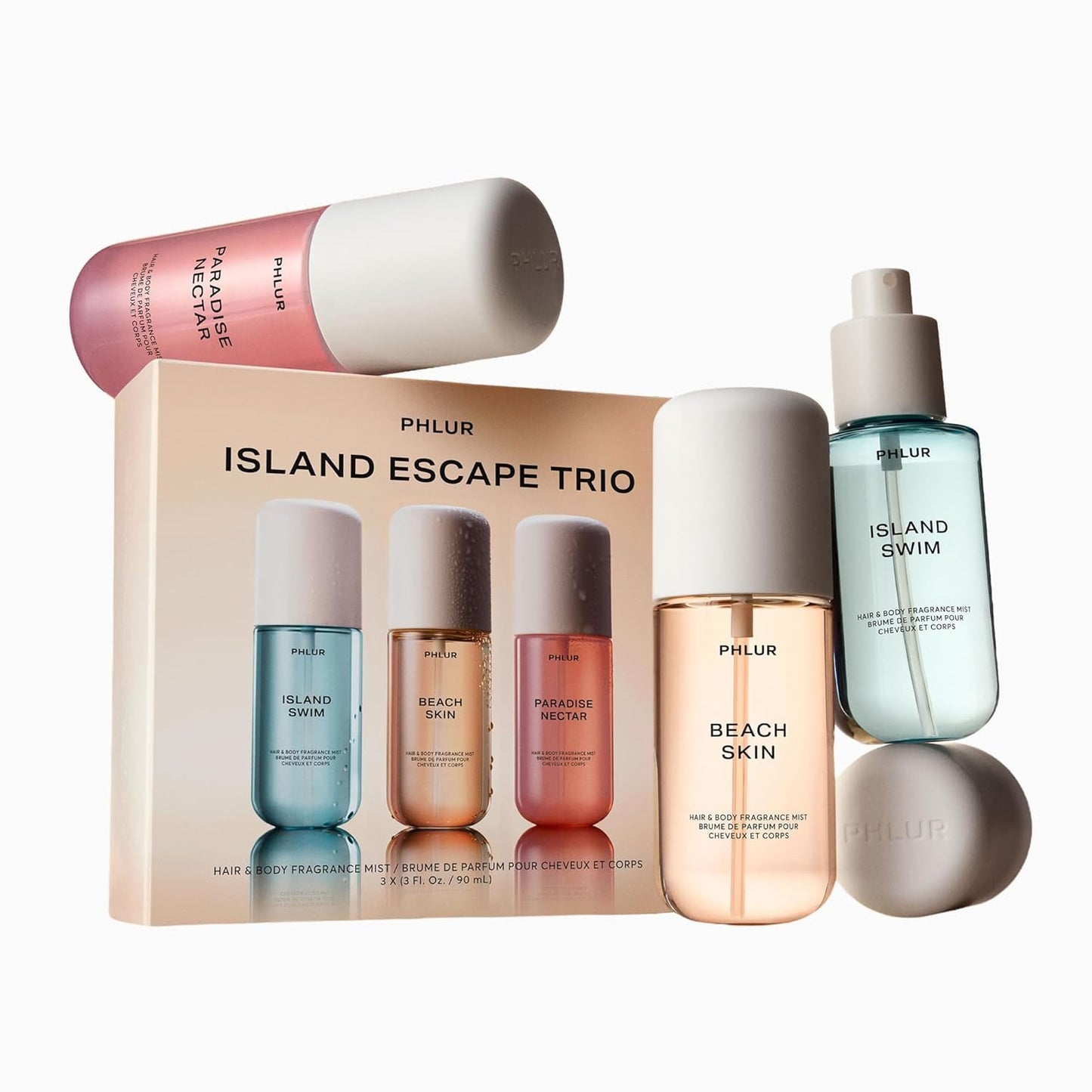 Island Escape Body Mist Set - 3oz Hair and Body Perfume Gift Set | Beach Skin, Island Swim & Paradise Nectar