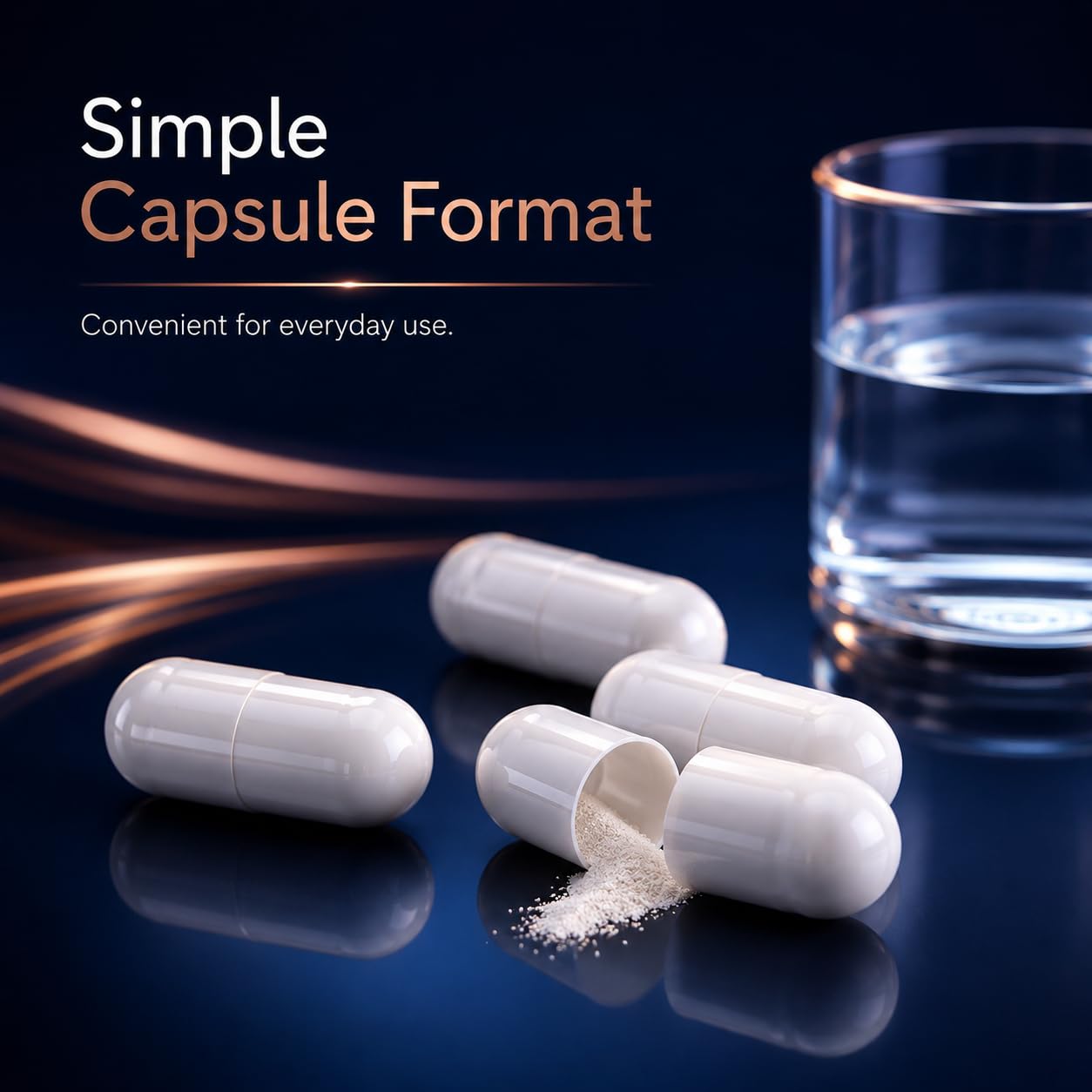 GHK-Cu Copper Peptide Supplement, 120 Capsules, Systemic Support