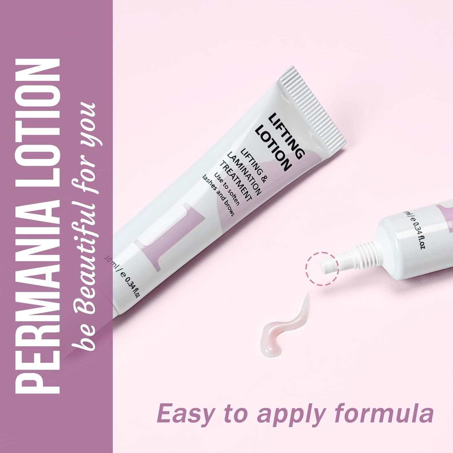 Lifting Lotion for Lash Lift & Brow Lamination - Salon Grade 10 ml Tube
