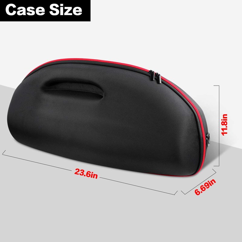 Comecase Hard Travel Case Compatible with JBL Boombox 3/ Boombox 2, Shock-Resistant Carrying Bag with Shoulder Strap & Handle, Water-Resistant, Scratch-Proof Protective Storage Case (Case Only)