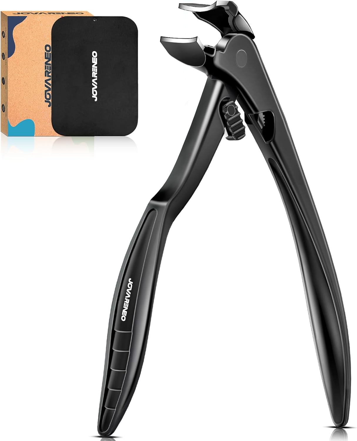 Heavy Duty Nail Clippers for Seniors - Long Handle Ingrown Toenail & Fingernail Clippers | 5-Piece Set for Thick Nails