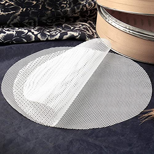GUCUJI 13-Inch Silicone Steamer Liners - Non-Stick, Reusable Mats (4 Pcs)