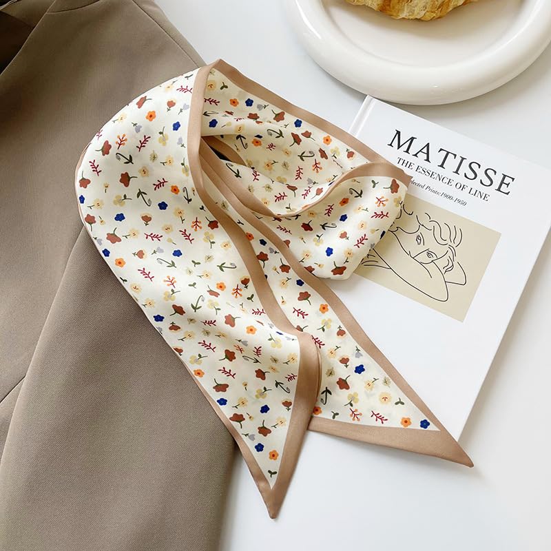 16 Pcs Boho Satin Scarves & Headbands for Women - Fashion Accessories