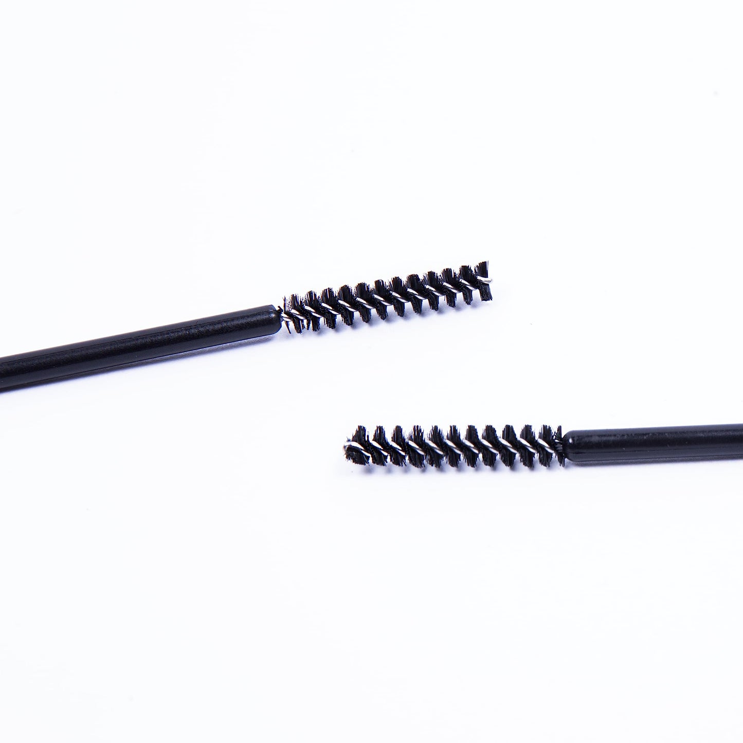 i-Laesh Skinny Mini Mascara Wands Applicators Spoolies Black 50PCS