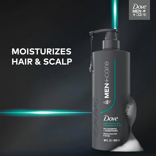 Dove Men Dandruff Defense 2-in-1 Shampoo & Conditioner for Flakes 18oz