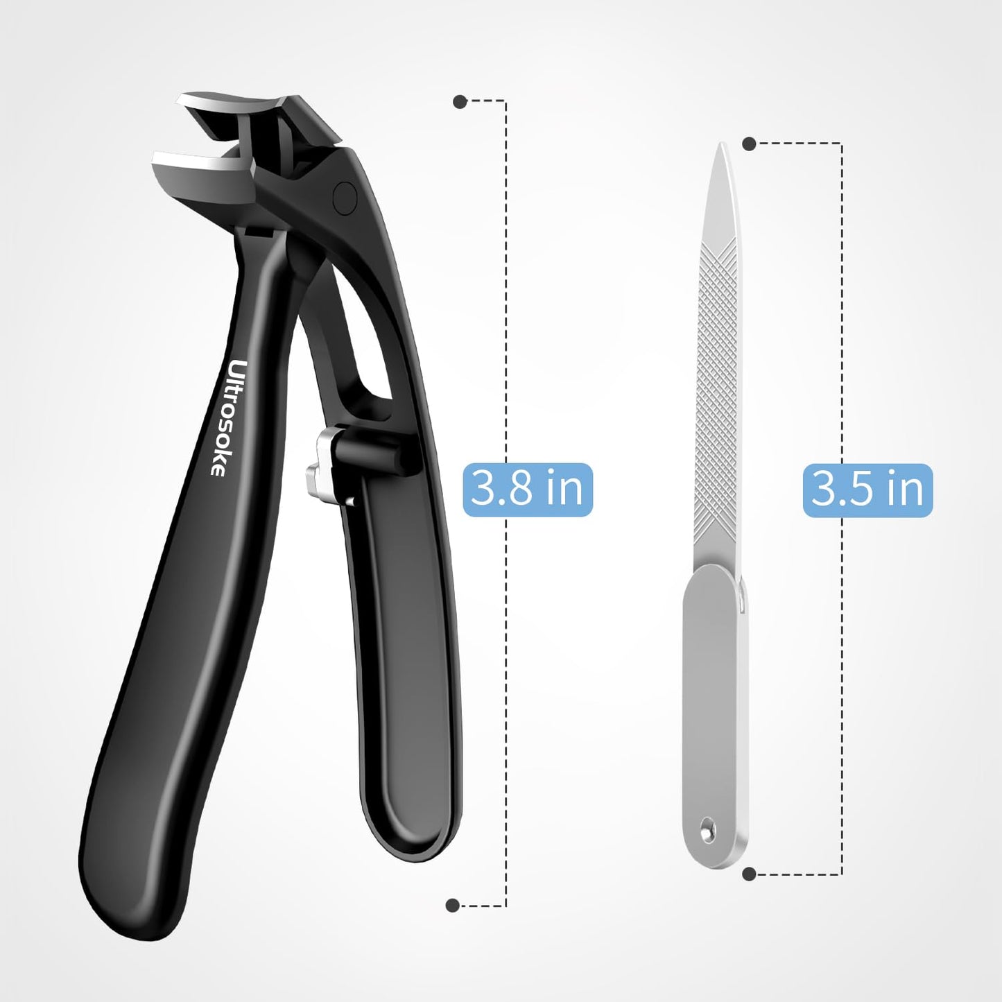 Toenail Clippers for Seniors Men, Long Handle Angled Head Toe Nail Cutter