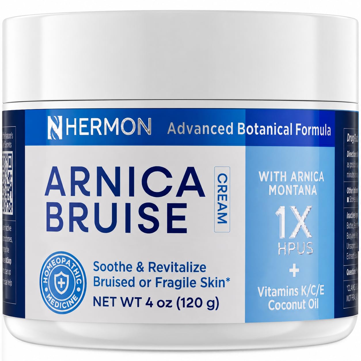 Hermon Arnica Bruise Cream with Vitamin K (4 Fl Oz (Pack of 1))
