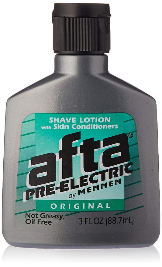 Afta Pre-Electric Shave Lotion With Skin Conditioners Original 3 oz (Pack of 9)