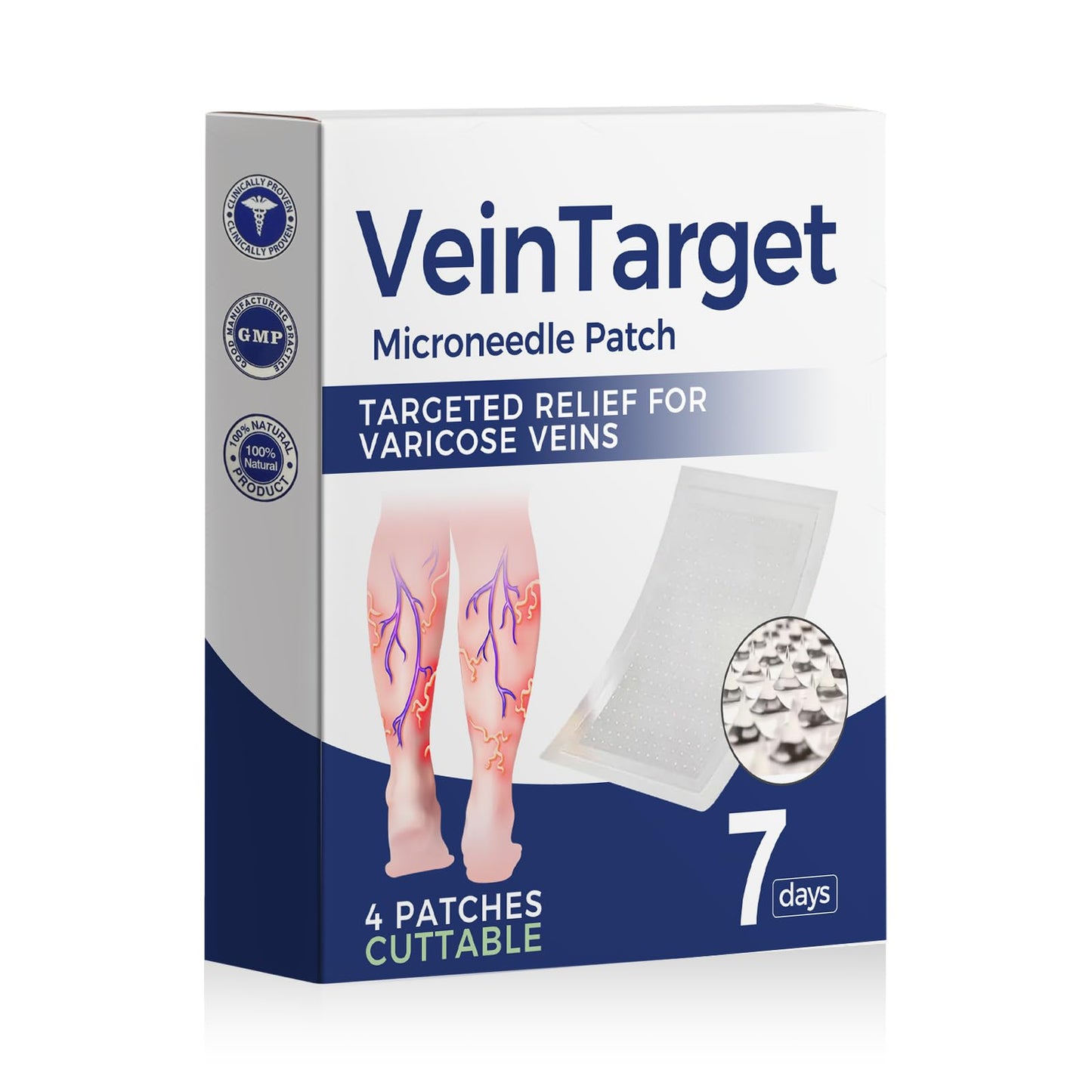 ROBAUN Vein Target Microdarts Patches for Legs- 1 Box