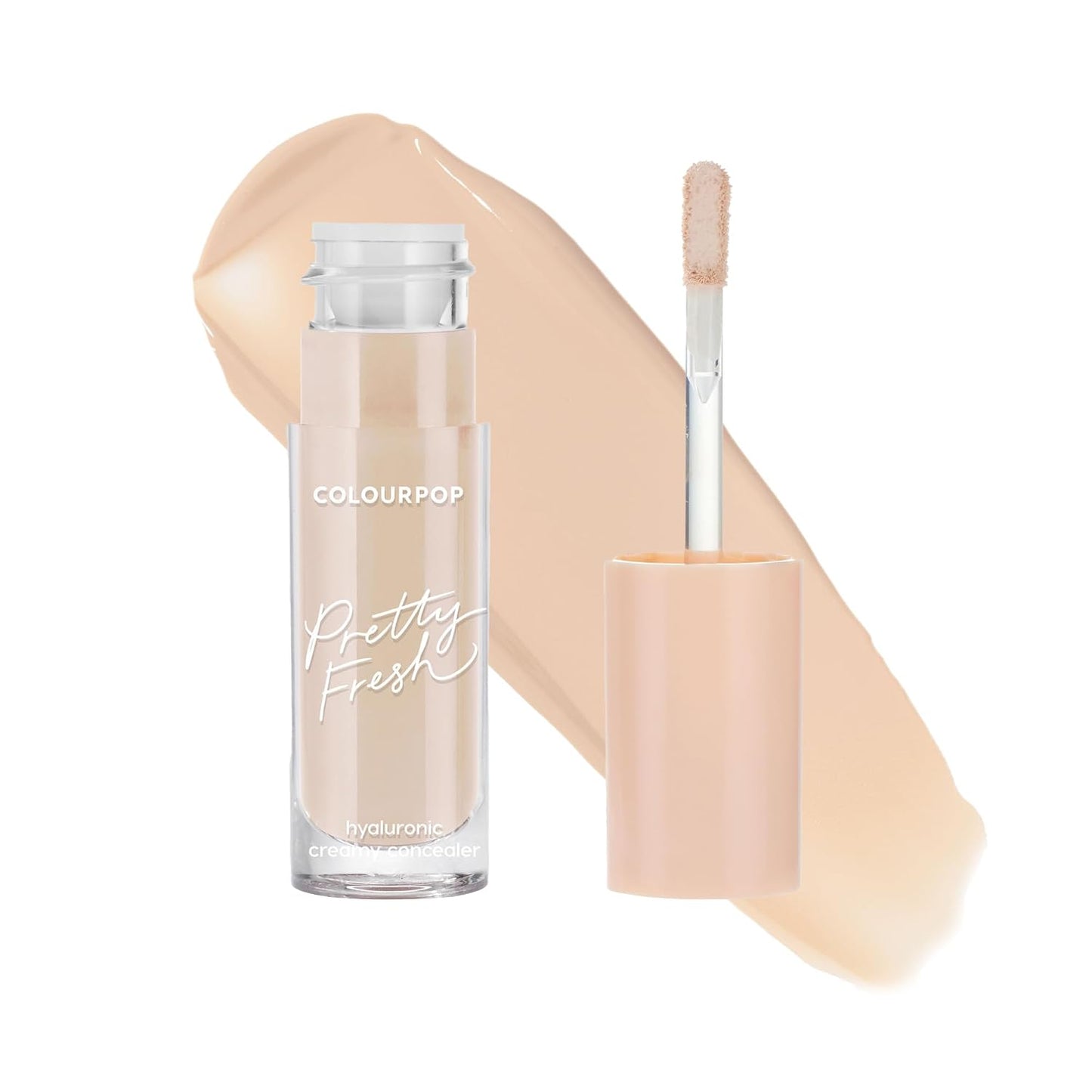 ColourPop Pretty Fresh Creamy Concealer - Full Coverage Hydrating Concealer with Hyaluronic Acid | Light 45W (0.3 oz)