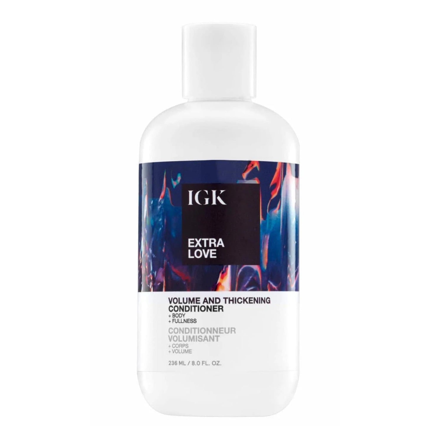 IGK EXTRA LOVE Volume & Thickening Conditioner | Adds Volume, Hydrates + Detangles While Supporting Hair Health | Vegan + Cruelty Free | 8oz