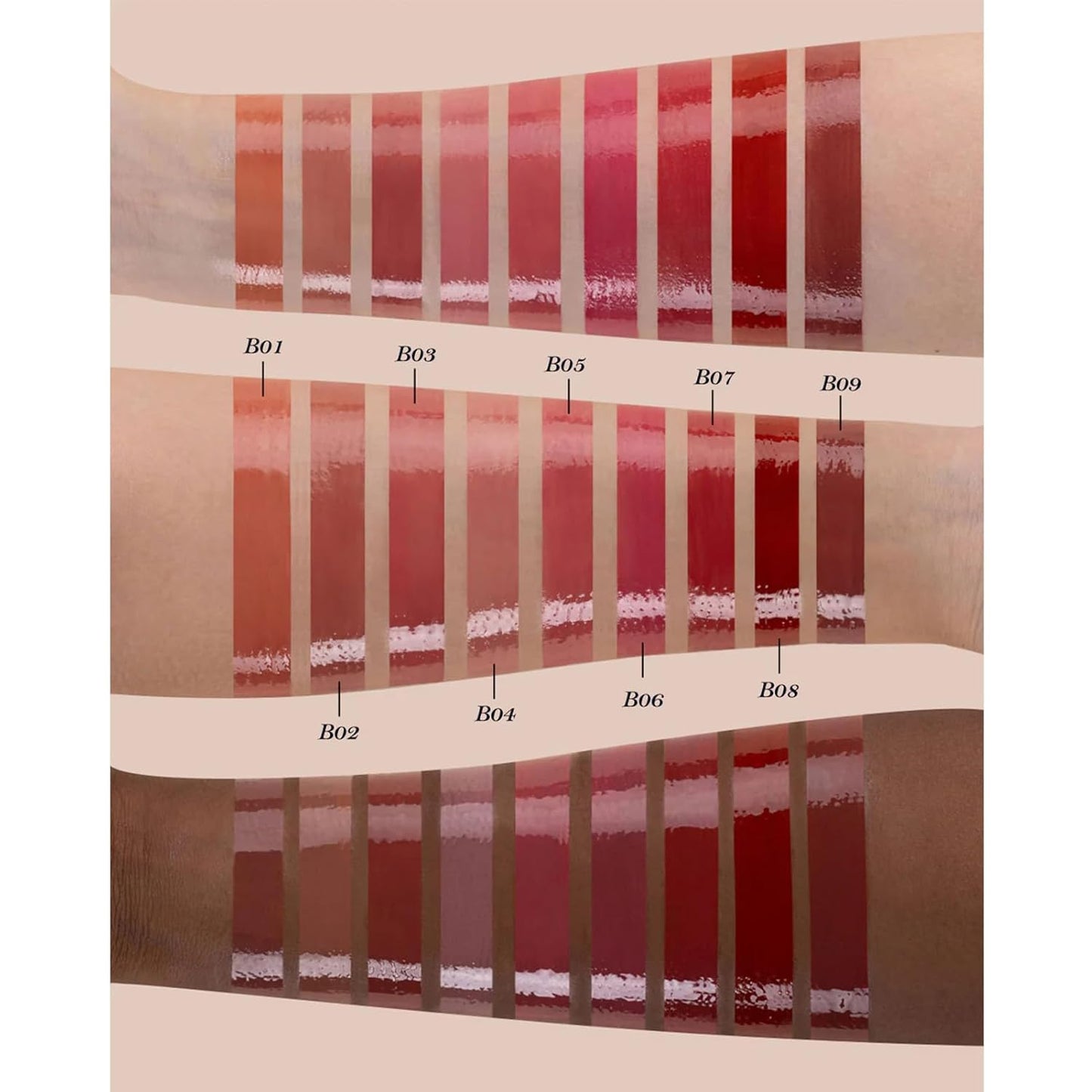 Swan Ballet Shine Lipstick - Hydrating Nude Peach Tinted Lip Balm for Long-Lasting Moisture | B03 Sweet Heart