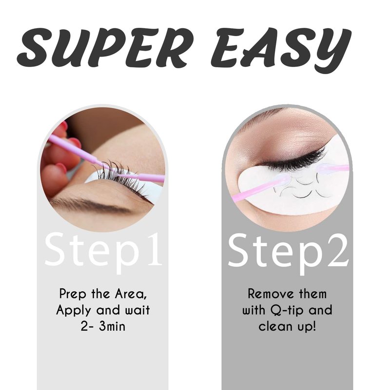 Eyelash Extension Remover Gel - Gentle & Fast Acting 15ml | Non-Irritating Formula, Works in 60 Seconds
