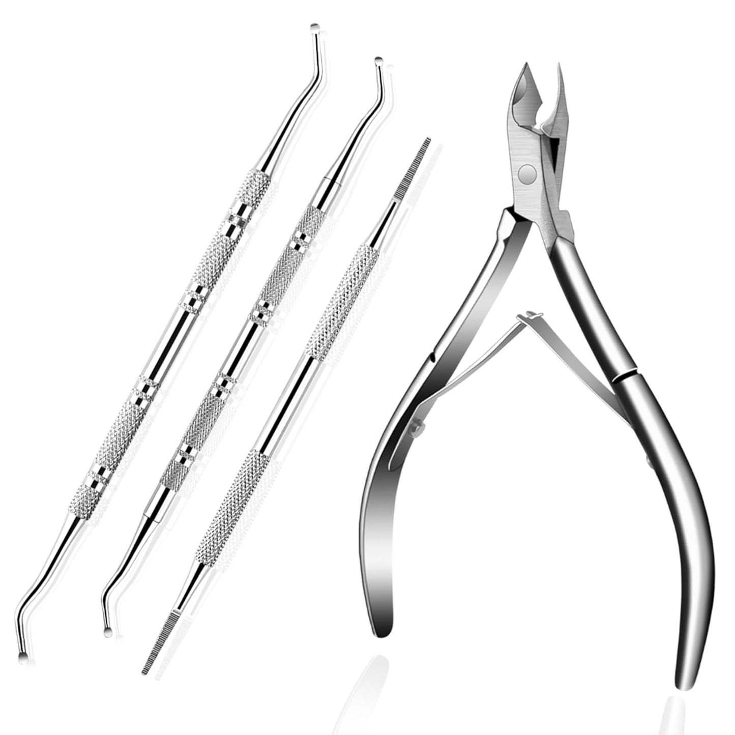 Ingrown Toenail Removal Tool Kit - 6-Pack Surgical Stainless Steel Files & Lifters | Professional Pedicure Tools for Pain Relief