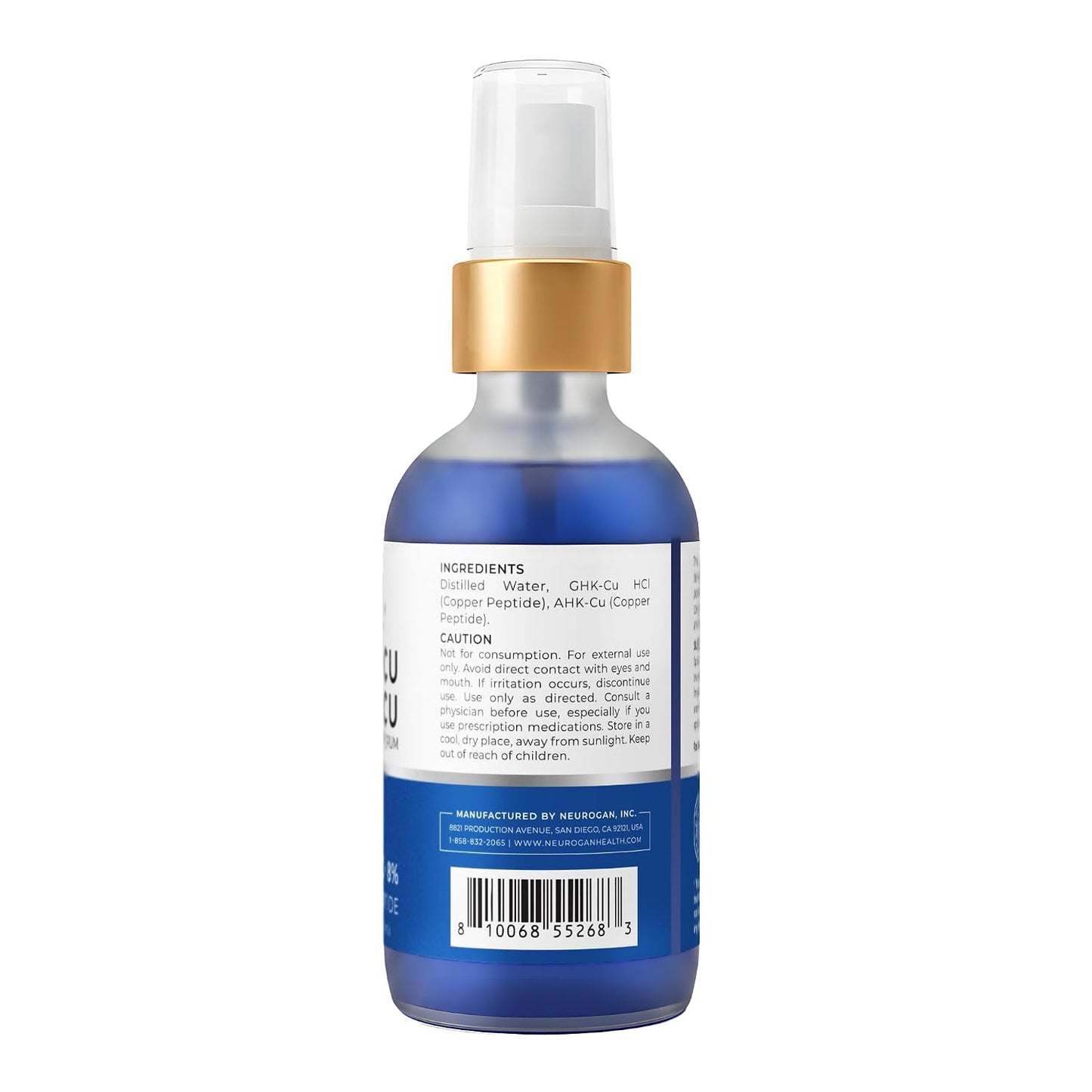 Neurogan GHK-Cu + AHK-Cu Hair Serum Pro - Lightweight Scalp Serum with Dual Copper Peptides | Daily Use for Healthy Hair