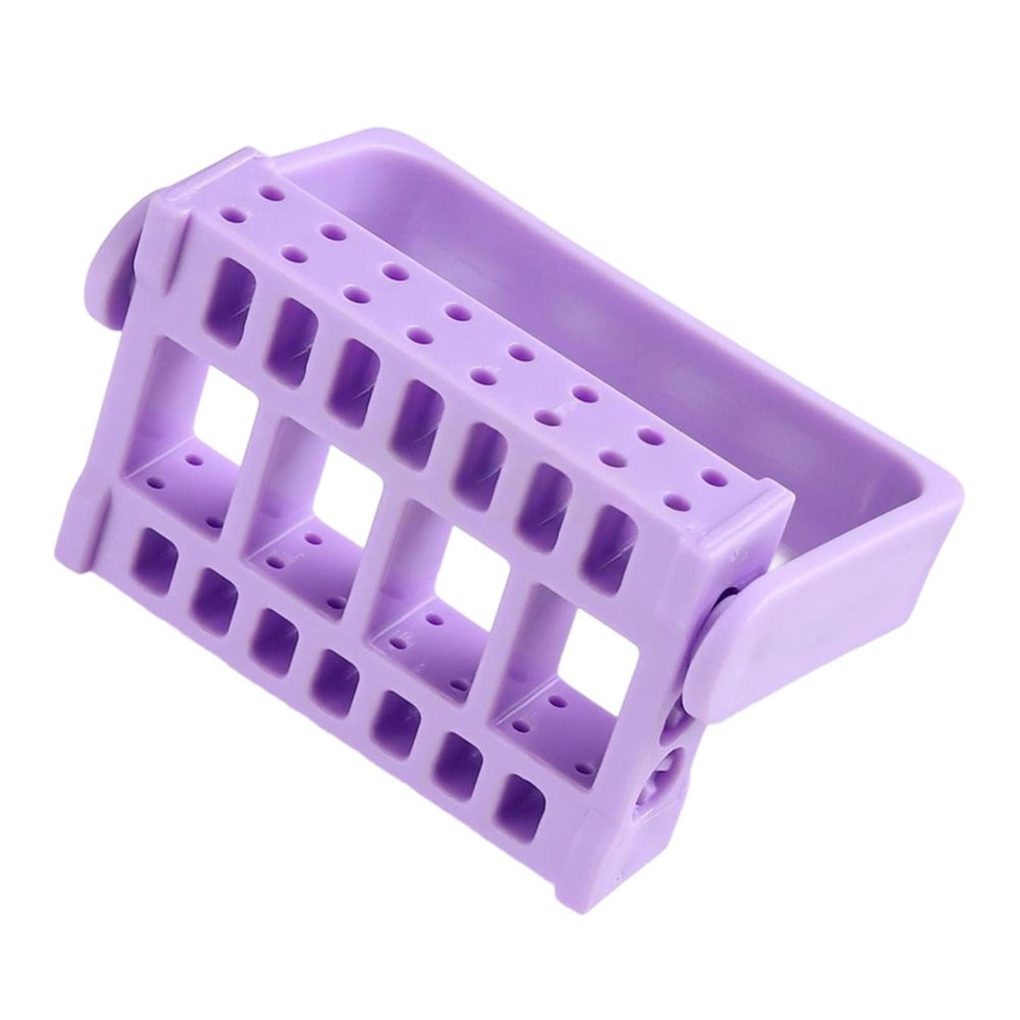 Portable Nails Technician Storage Stand for Drill Bits and Manicure Accessories NonSlip Base File Stand Art Equipment Storage Hygienic File Holder Modern Manicure Workstation Non Slip Drill Bit Rack