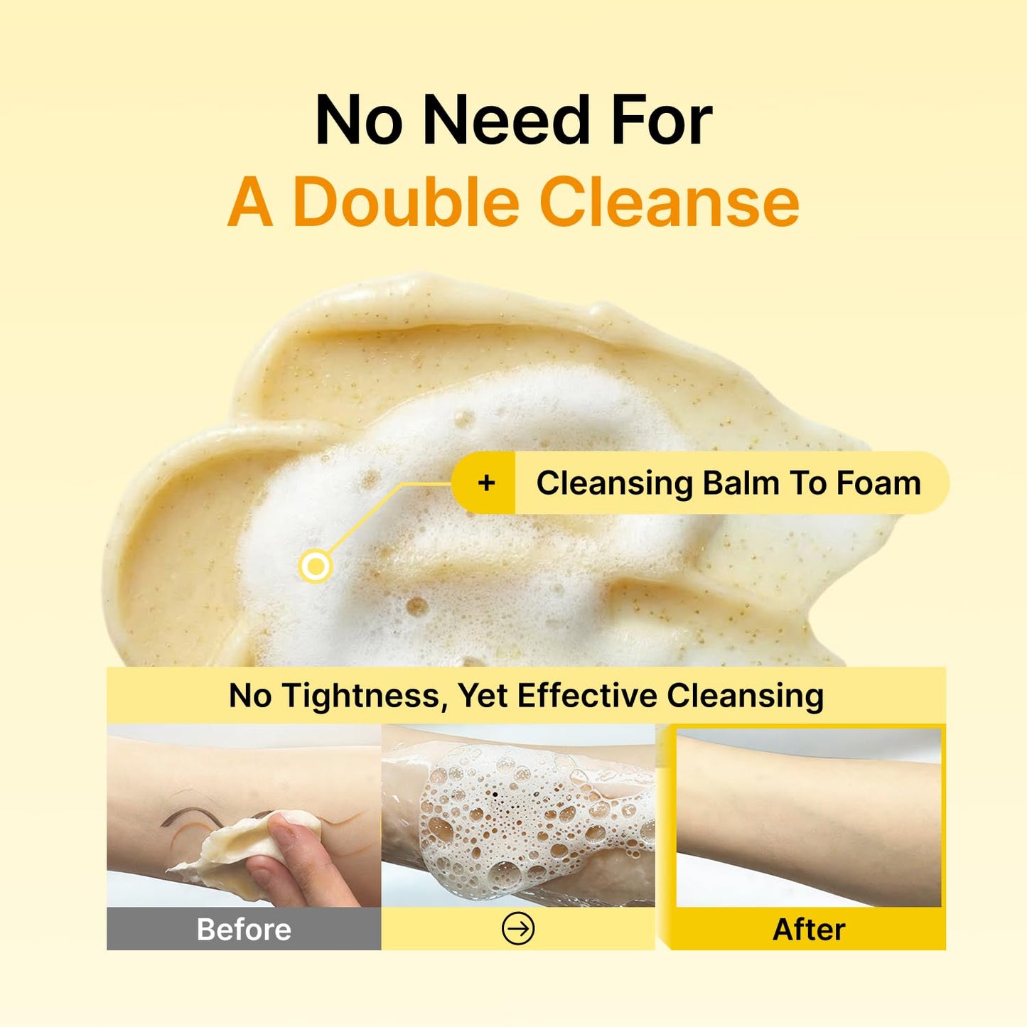 SECRETKEY Lemon Sparkling Cleansing Balm, Lemon Extract with AHA & BHA, Gentle Exfoliating and Hydrating Makeup Remover, Helps Cleanse Pores and Remove Impurities, Korean Skincare (5.07 fl oz / 150ml)