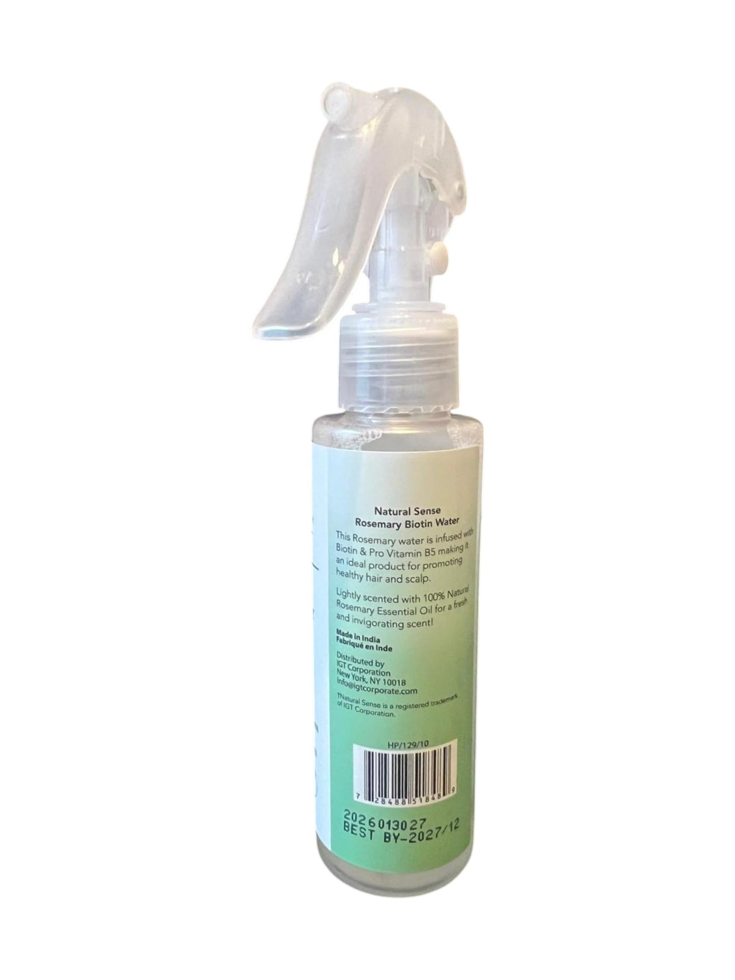 natural sense rosemary biotin water. hair thickening mist