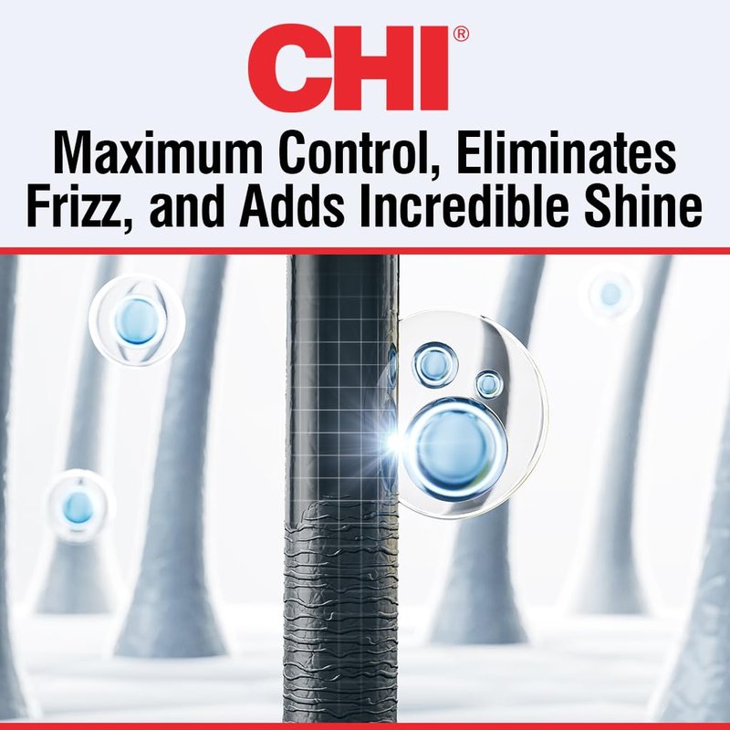 CHI Straight Guard Smoothing Styling Cream - Frizz Control & Lightweight Formula for All Hair Types | 8.5 Oz