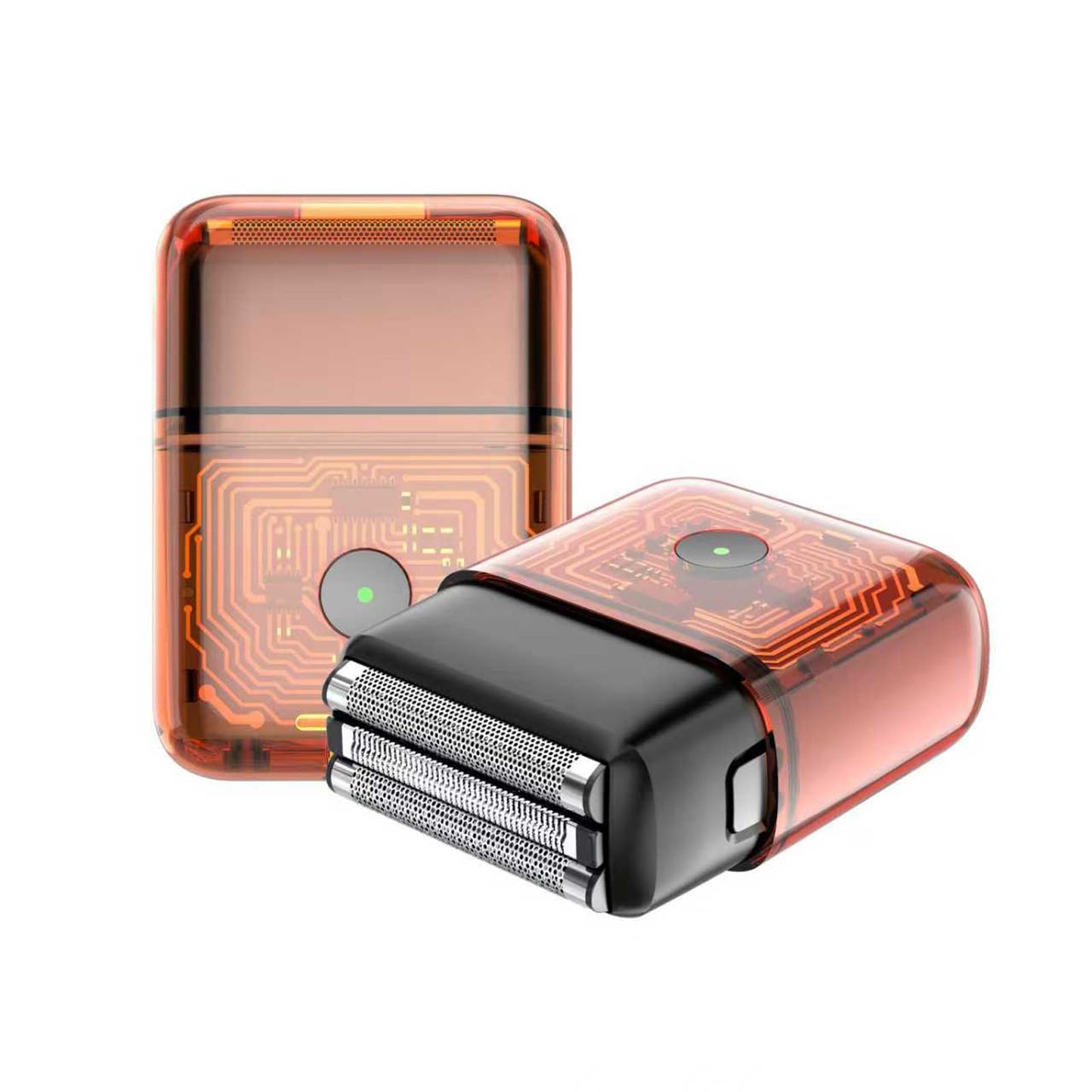 Electric Foil Shaver for Men: Compact Travel Razor for Face - IPX7 Waterproof & USB-C Fast Charging - 3D Floating Head & Hyper-Glide Blades - Hypoallergenic for Sensitive Skin with Battery Indicator