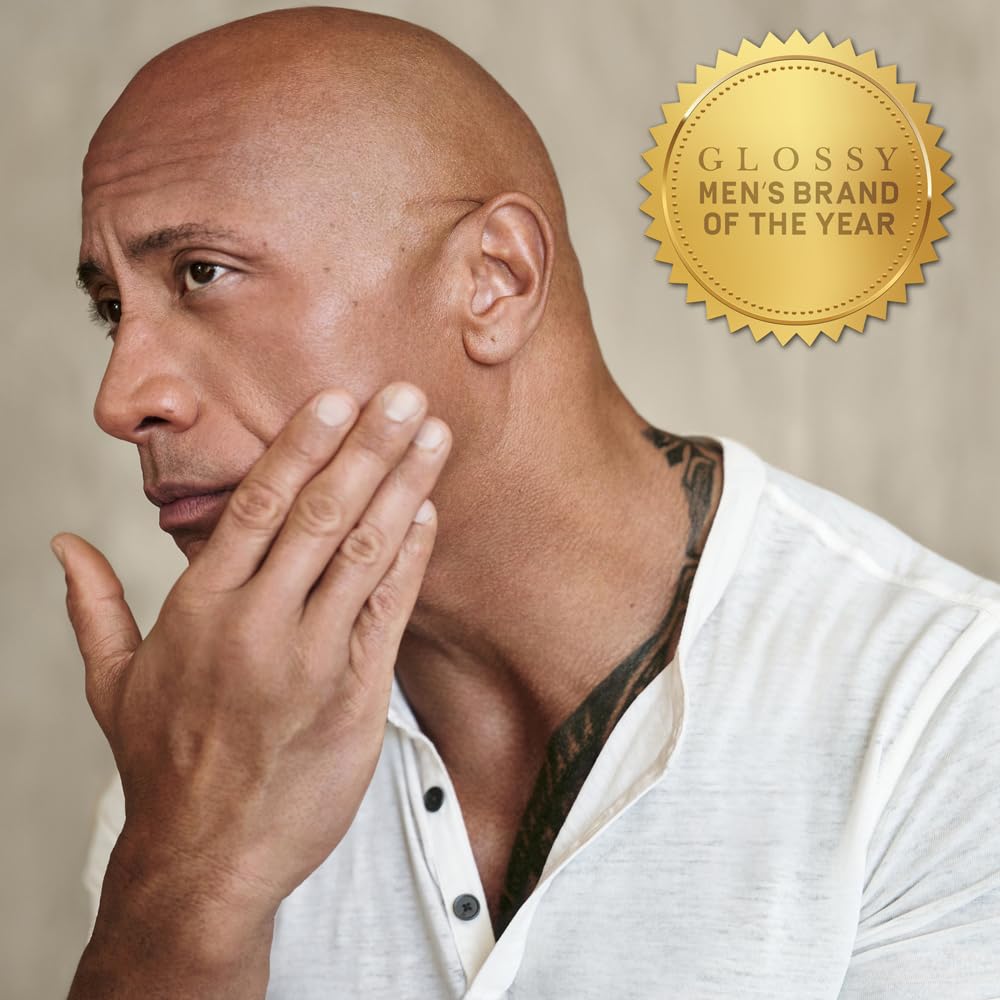 PAPATUI by Dwayne Johnson Awakening Eye Gel for Men | Cooling Rollerball Applicator | Reduce Puffiness, Brighten Dark Circles, and Hydrate Tired Under-Eyes | Made with Hyaluronic Acid | 0.5oz