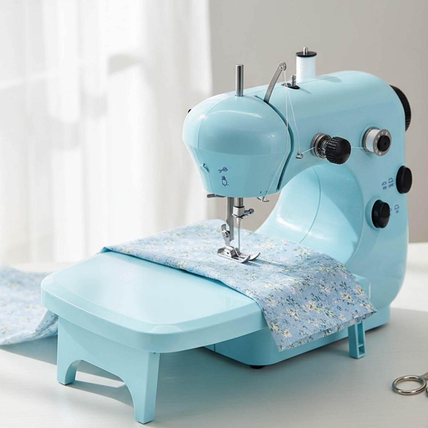 301FRJ Sewing Machine Kits for Home & School | Beginner-Friendly 2-Speed Mini Machine for DIY Crafts, Household Repairs & Fun Skill-Building with Kids & Adults