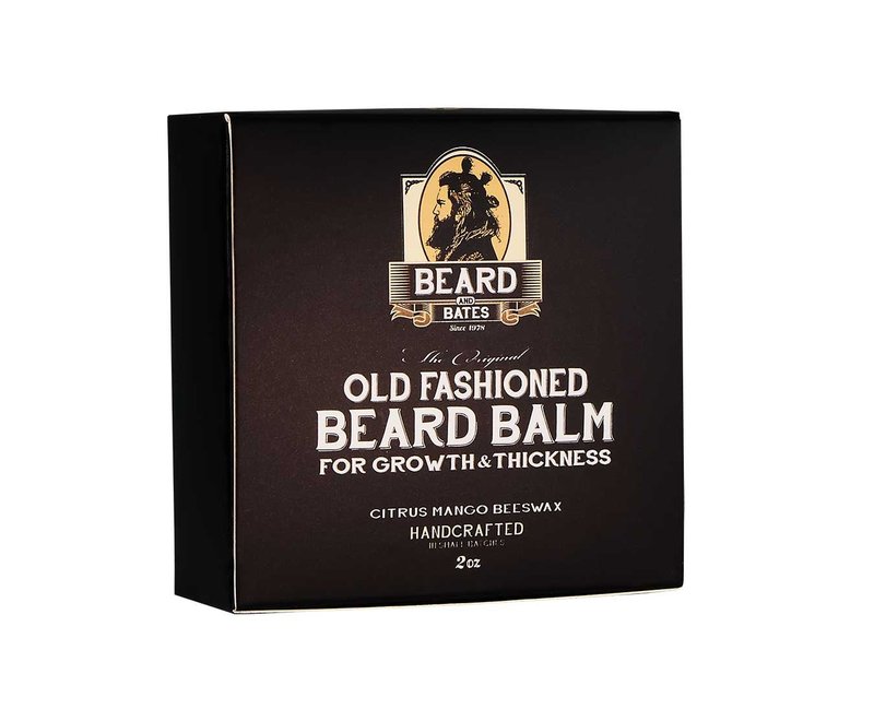 Beard and Bates | The Original Old Fashioned Beard Balm for Growth & Thickness | 19th Century Beeswax Formula, Premium Oils, Boutique, Natural Grooming Conditioner