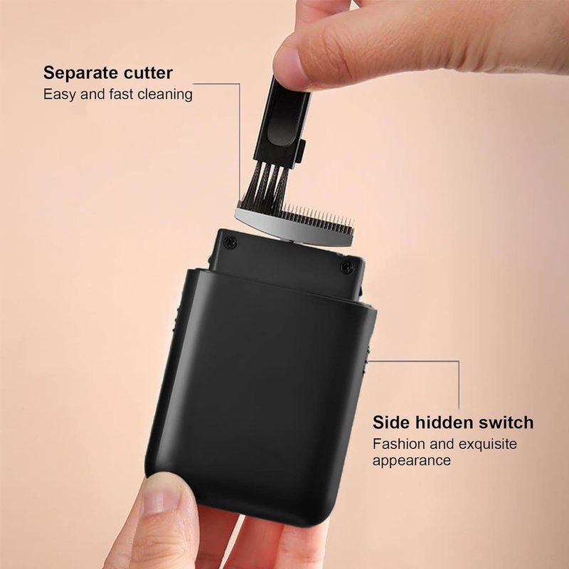 Foil Shaver for Men Multifunction Stubble Trimmer with Pop-Up Sideburn Razor Cordless USB Rechargeable Mini Travel Shaver for Beards & Facial Hair