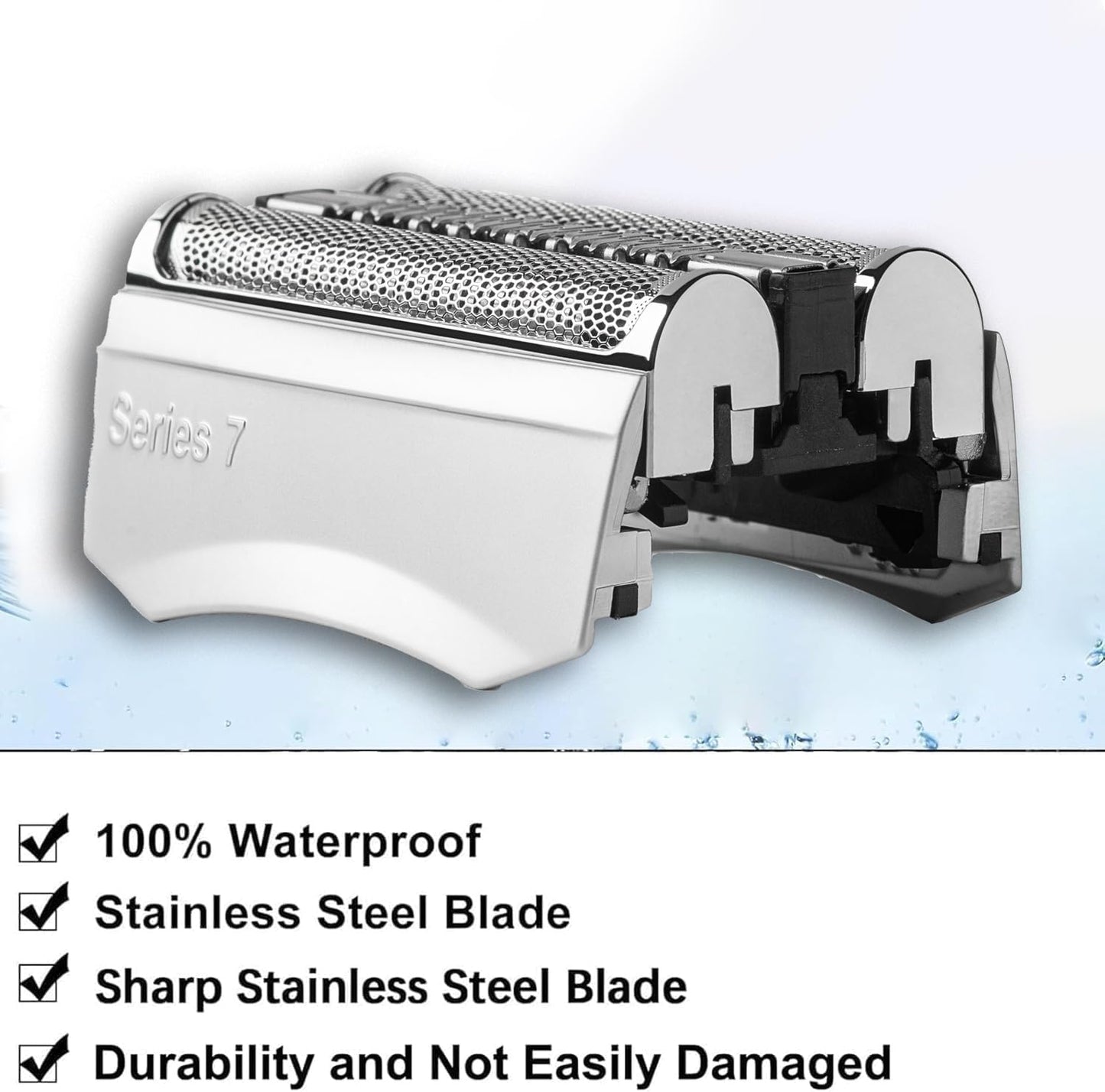 70S Series 7 Replacement Head Compatible with Braun Series 7 Replacement Head,70s Blades for Braun S7 Wet and Dry Replacement Blades for Electric Foil Shaver 720,750CC, 760CC,790CC,9565